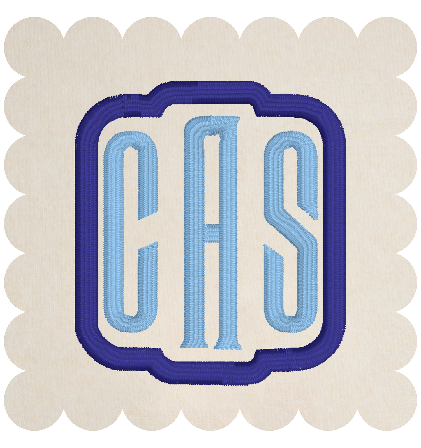 Monogram Embroidered Baby Items - Style  1