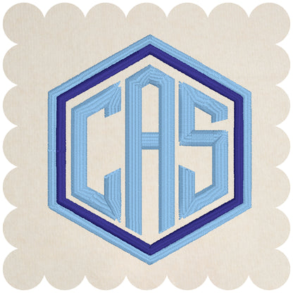 Monogram Embroidered Baby Items - Style  2