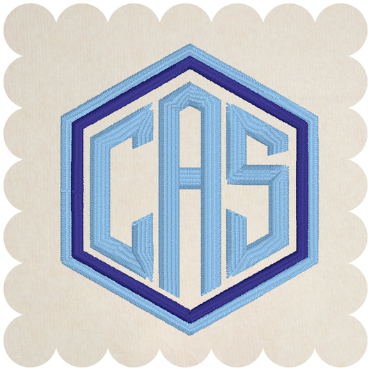 Monogram Embroidered Baby Items - Style  2