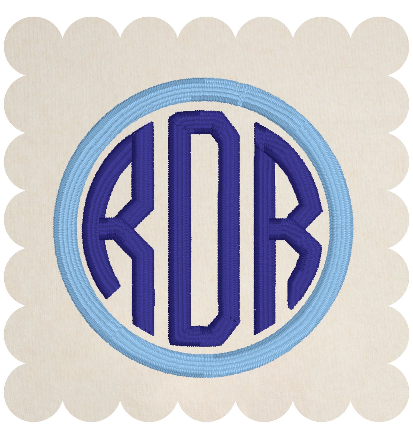 Monogram Embroidered Baby Items - Style  3