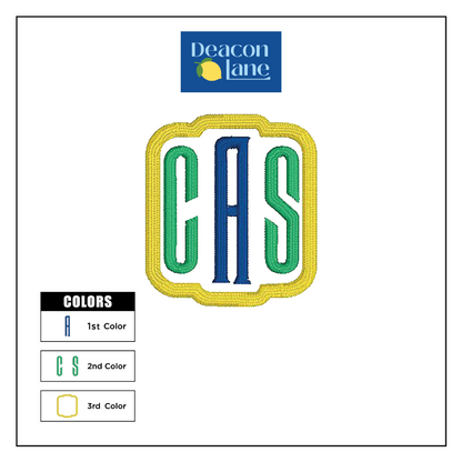 Monogram Embroidered Baby Items - Style  1