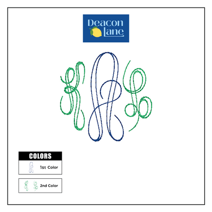 Monogram Embroidered Baby Items - Style 10