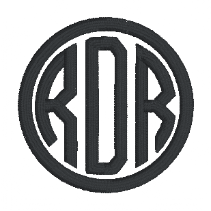 Monogram Embroidered Baby Items - Style  3