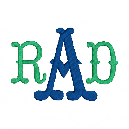 Monogram Embroidered Baby Items - Style  6