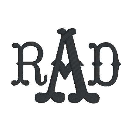 Monogram Embroidered Baby Items - Style  6