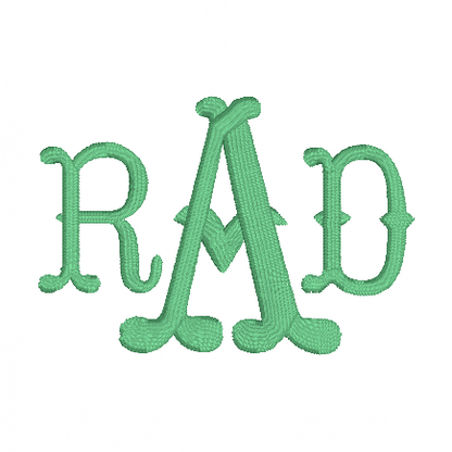 Monogram Embroidered Baby Items - Style  6