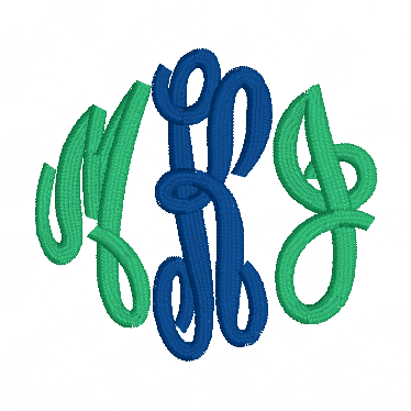 Monogram Embroidered Baby Items - Style  7