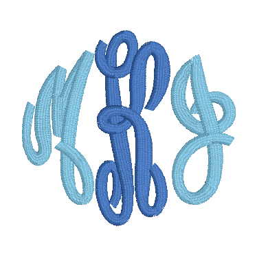 Monogram Embroidered Baby Items - Style  7
