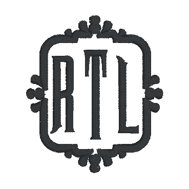 Monogram Embroidered Baby Items - Style  8