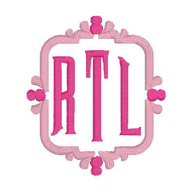 Monogram Embroidered Baby Items - Style  8