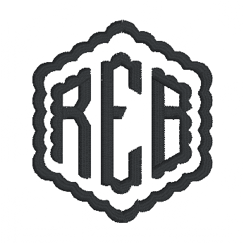 Monogram Embroidered Baby Items - Style  9
