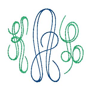 Monogram Embroidered Baby Items - Style 10