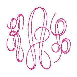 Monogram Embroidered Baby Items - Style 10