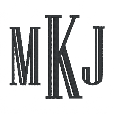 Monogram Embroidered Baby Items - Style 12