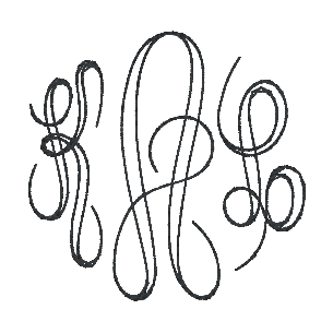 Monogram Embroidered Baby Items - Style 10