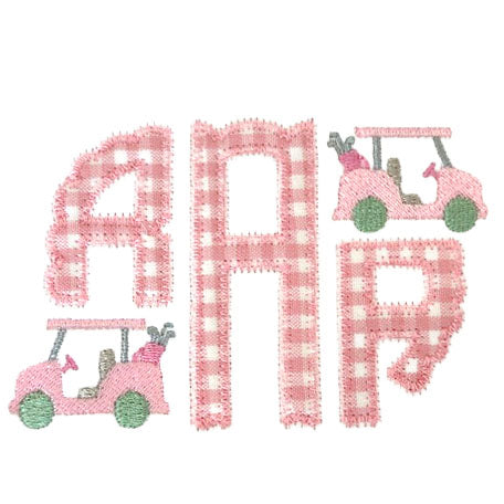Applique Monogram with Minis - Girl