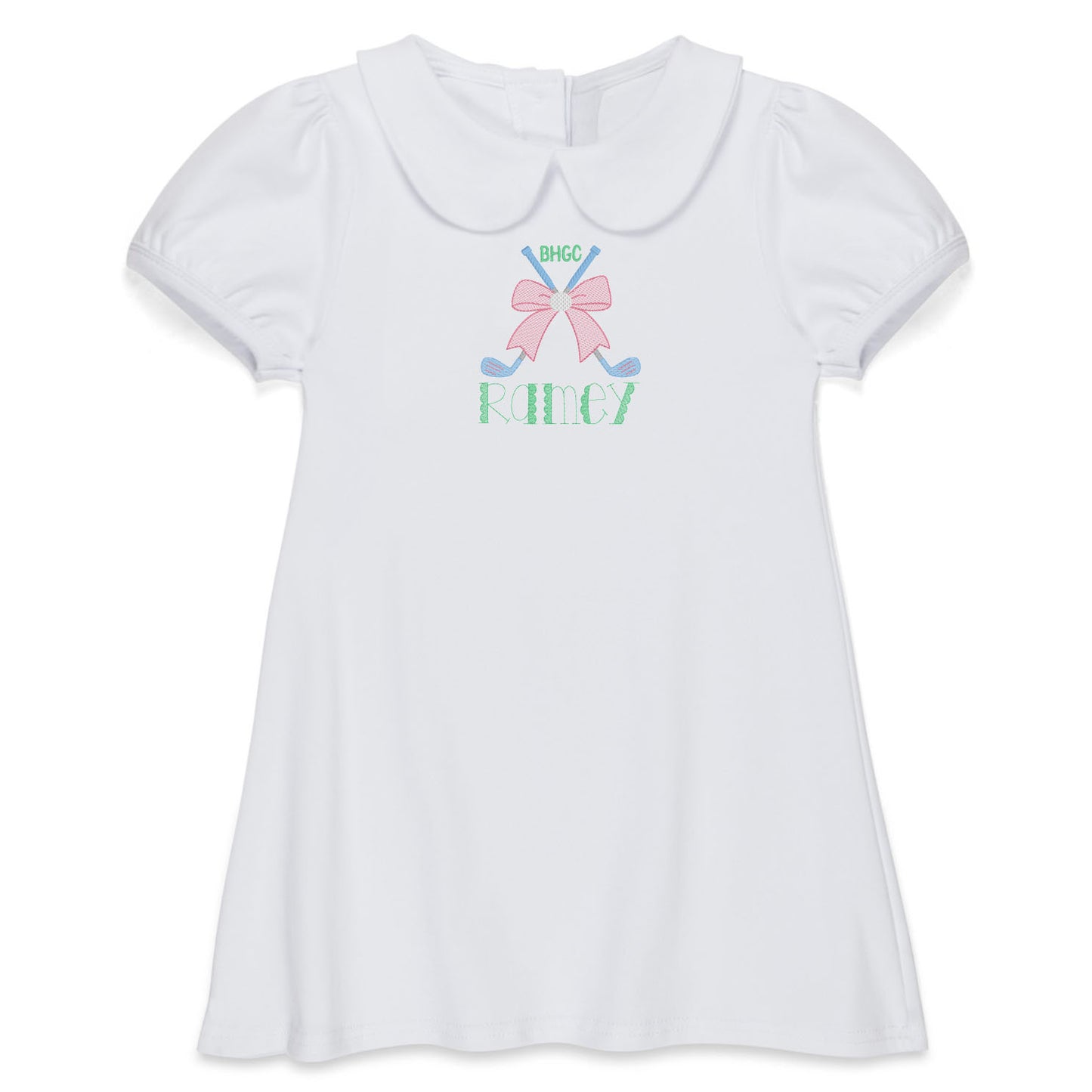 Crossed Clubs with Bow