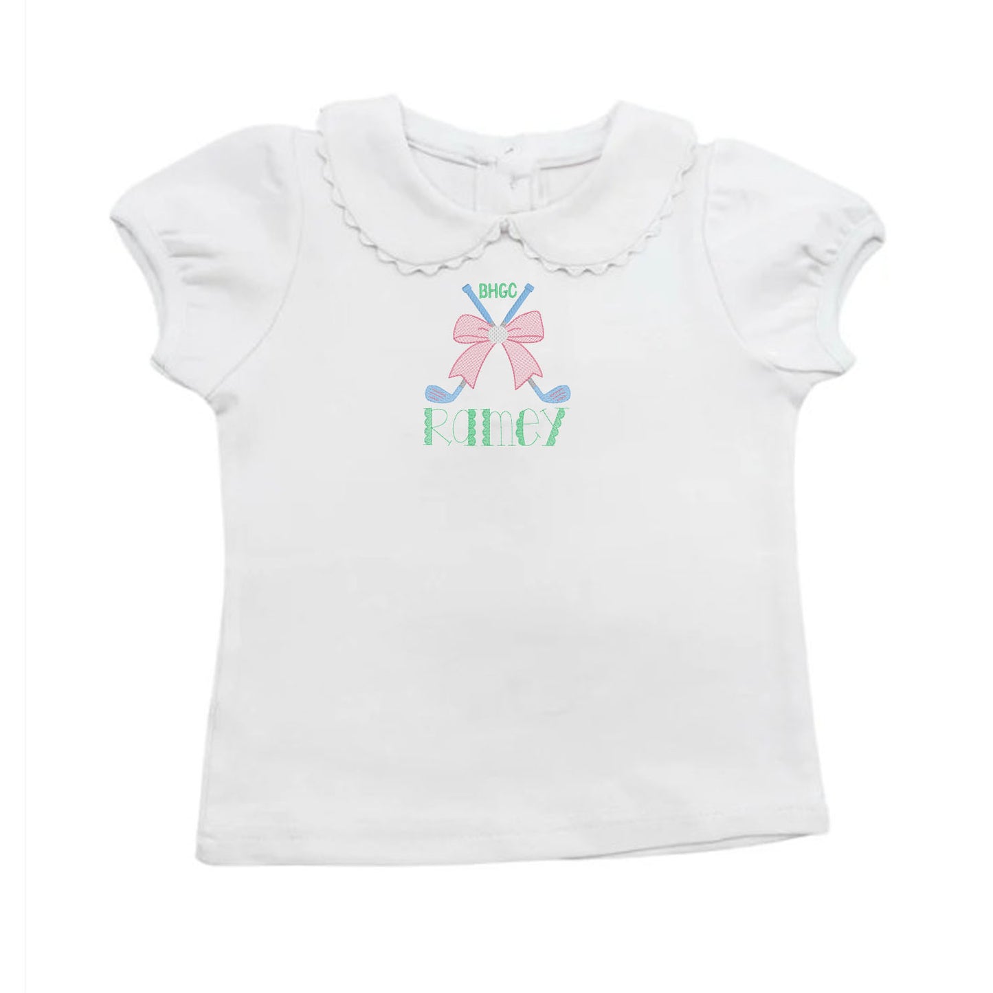 Crossed Clubs with Bow