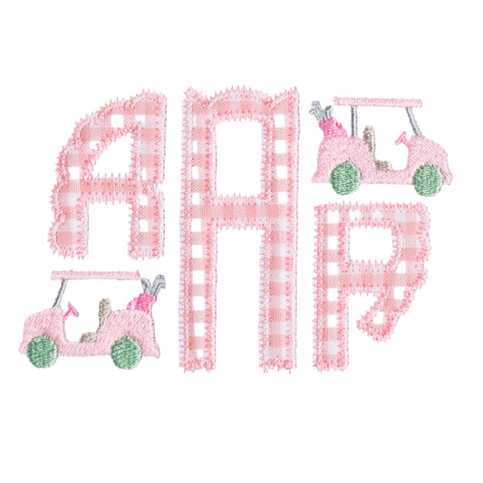 Applique Monogram with Minis - Girl