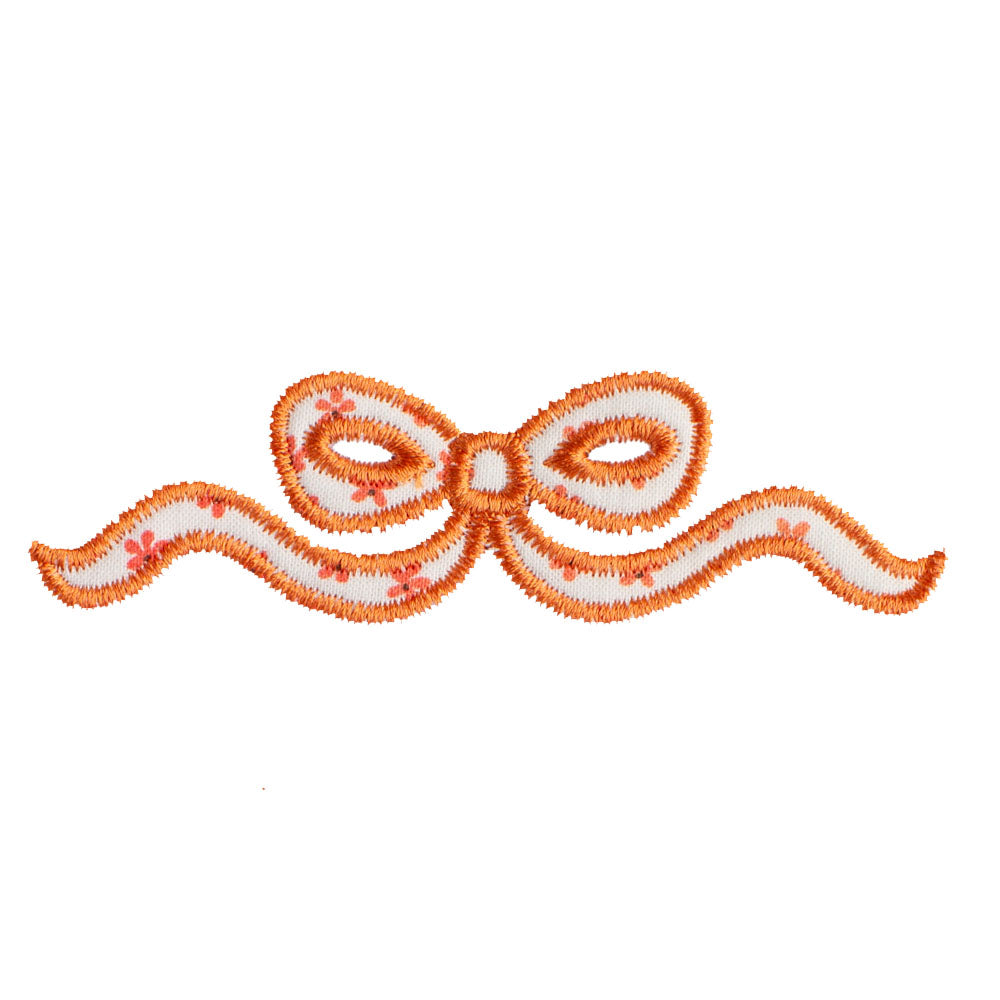 Charming Bundle - Appliqued Bow in Burnt Orange