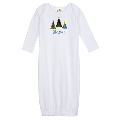 Boy Christmas Trees Gown