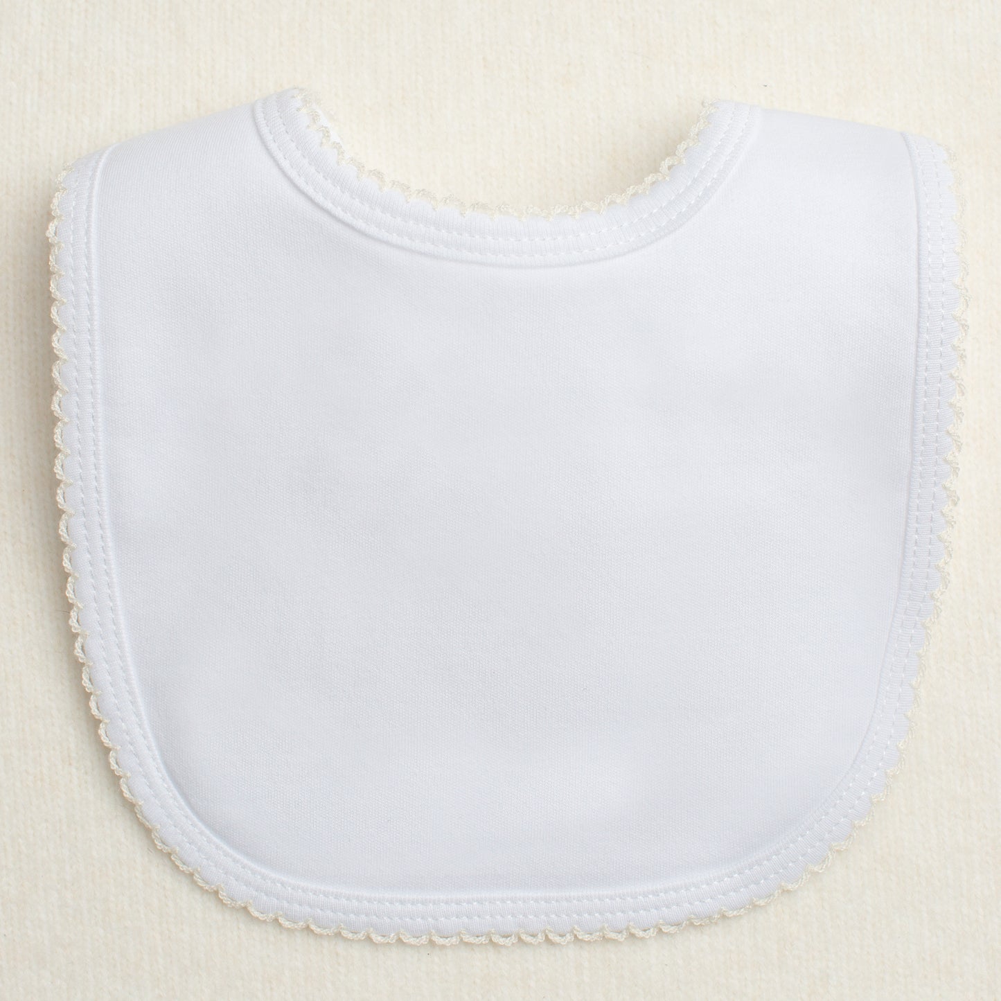 W - To be Deleted - Bib with Picot Edge