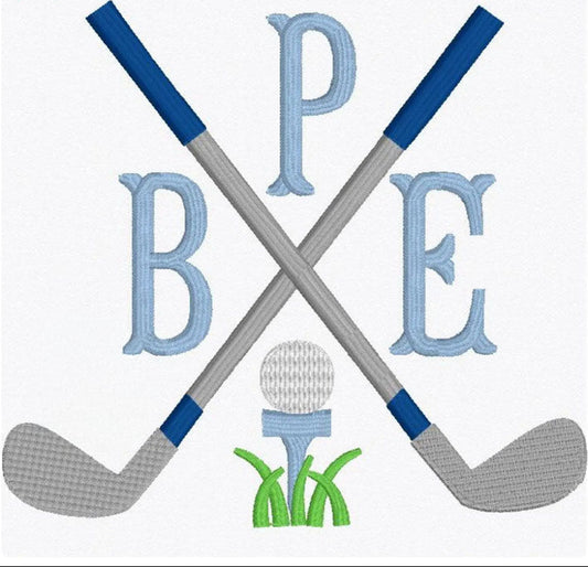 Brook Hollow Clubs with Monogram