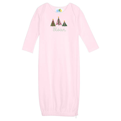 Girl Christmas Trees Gown