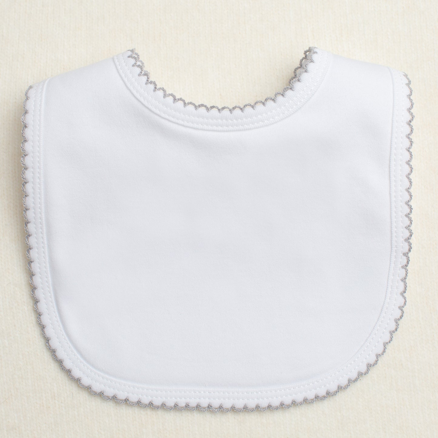 W - To be Deleted - Bib with Picot Edge