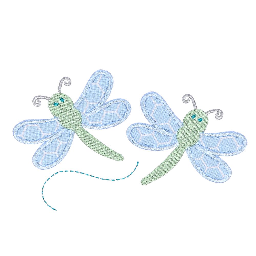 Charming Bundle - Blue Dragonfly Applique