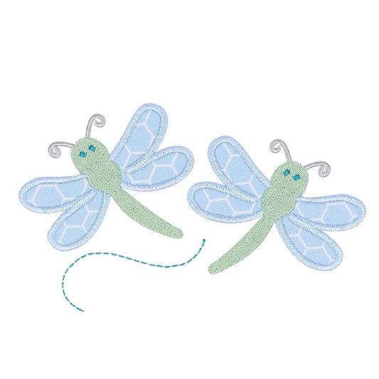 Charming Bundle - Blue Dragonfly Applique