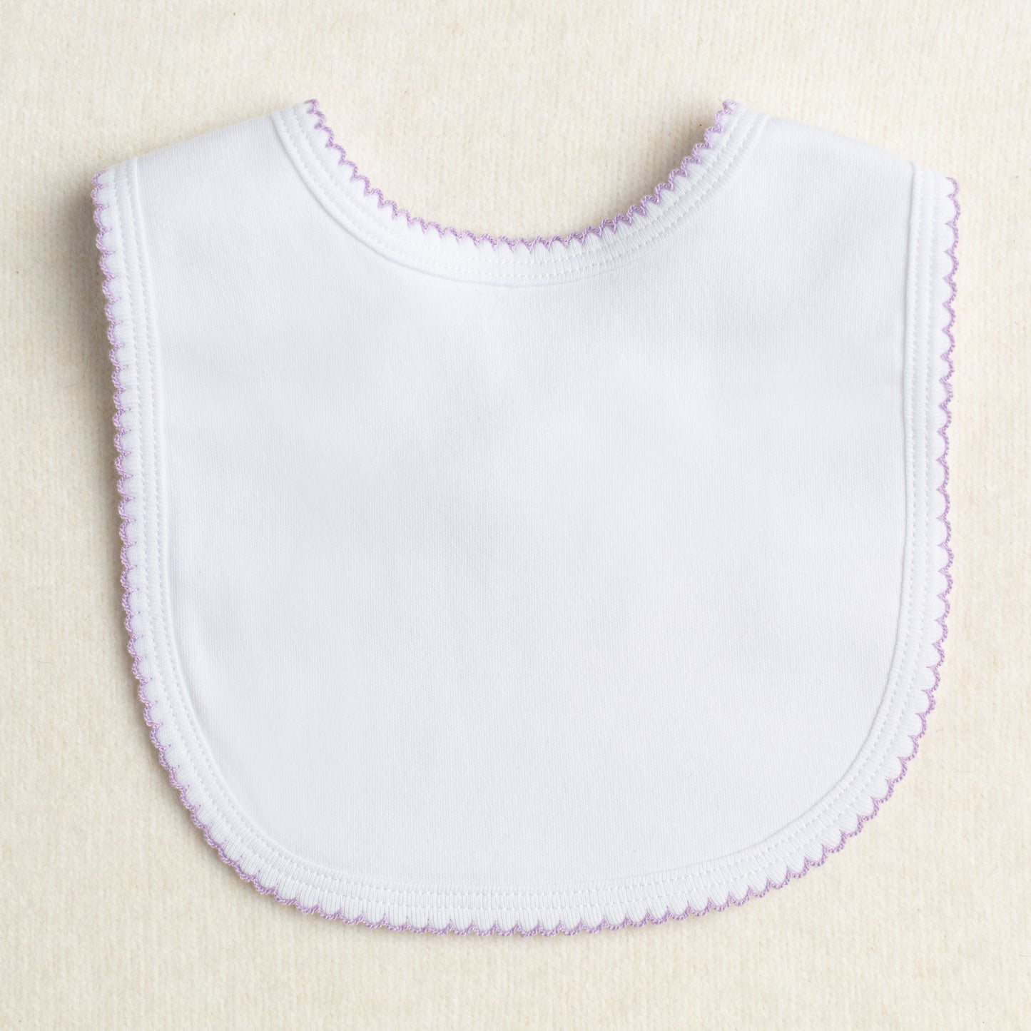 W - To be Deleted - Bib with Picot Edge