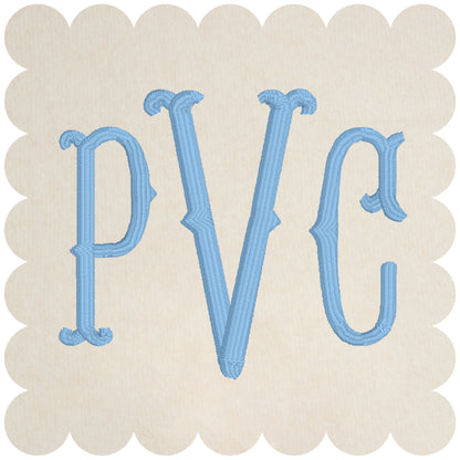 Monogram Embroidered Baby Items - Style 11