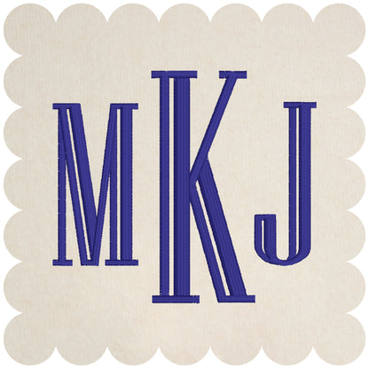 Monogram Embroidered Baby Items - Style 12