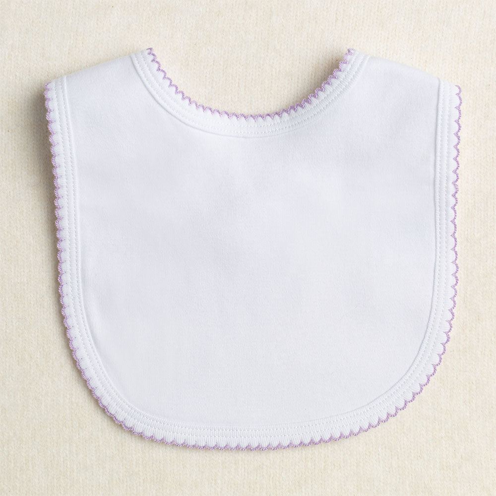 W - To be Deleted - Bib with Picot Edge