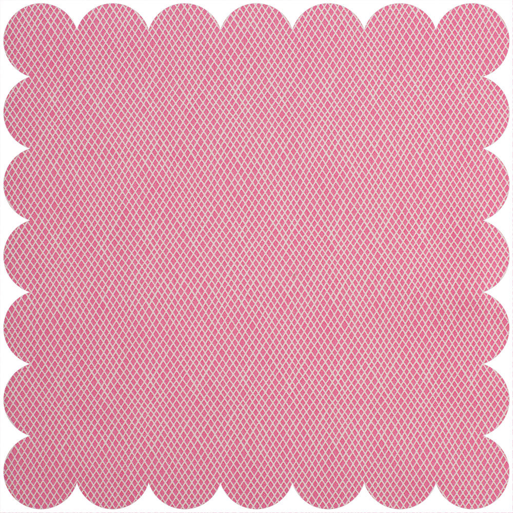 Pink and cream diamond fabric