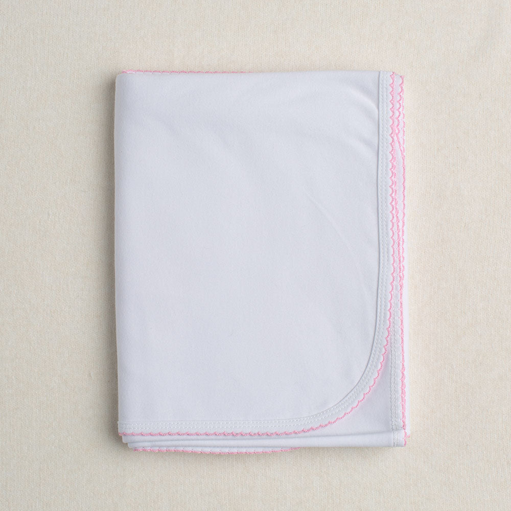 Wholesale Picot Trimmed Cotton Blanks