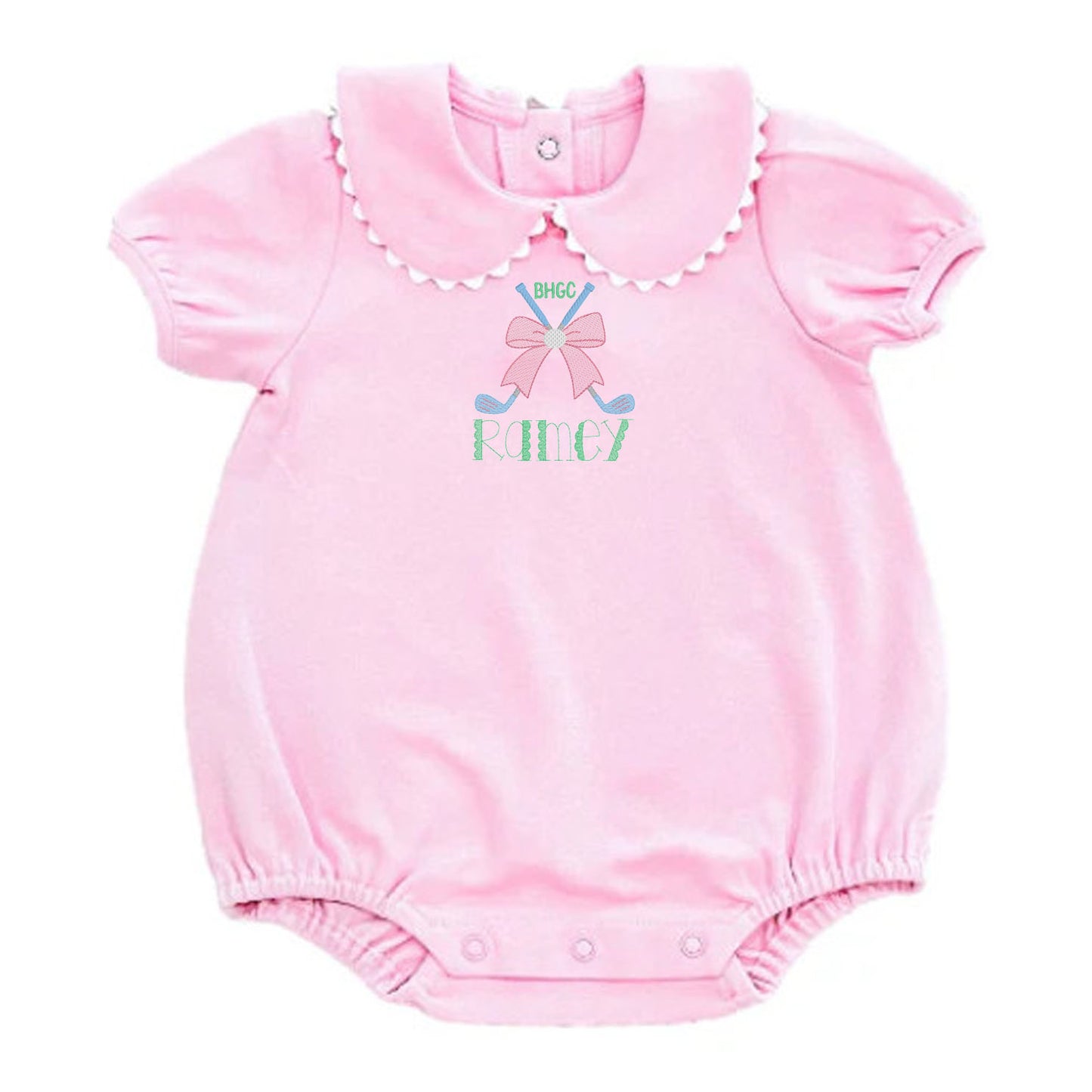 Crossed Clubs with Bow