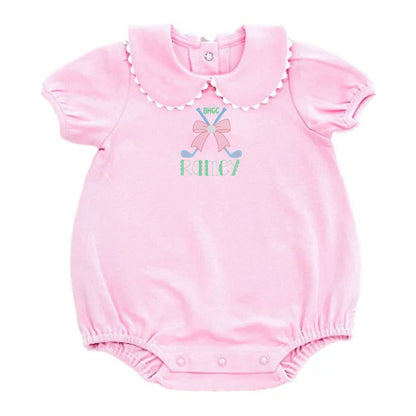 Crossed Clubs with Bow