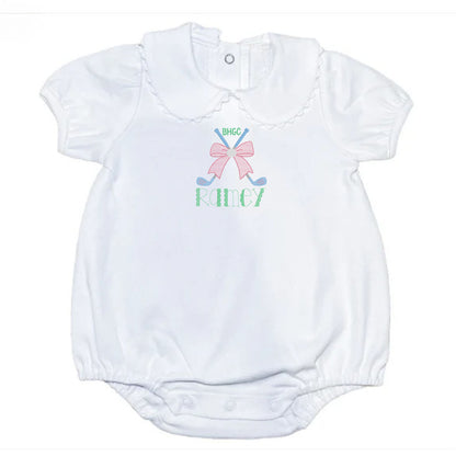 Crossed Clubs with Bow