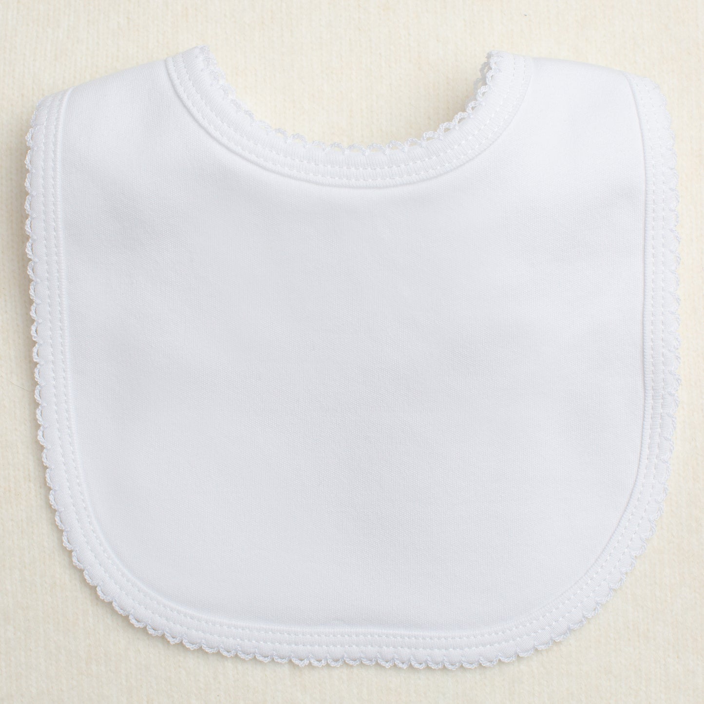 W - To be Deleted - Bib with Picot Edge